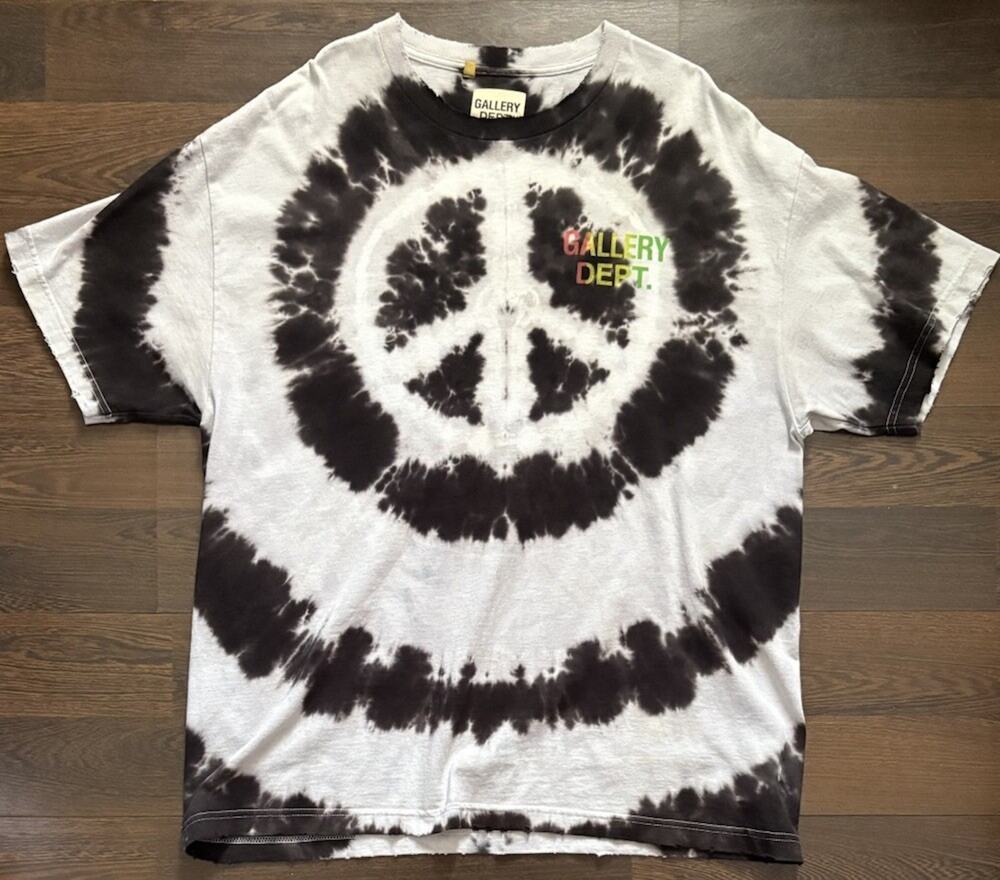 Gallery Dept. Tie Dye Mens T-shirt Size Large